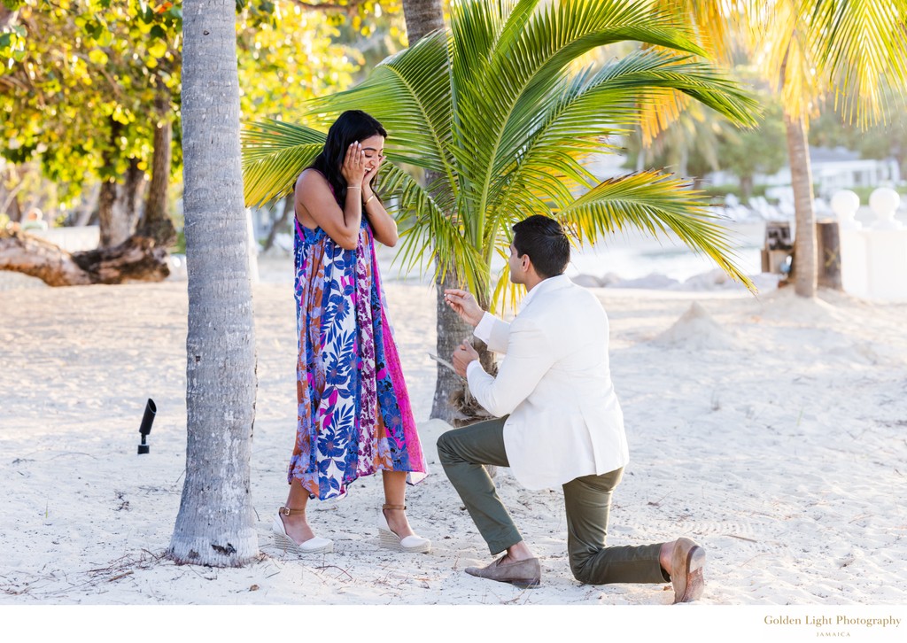 Surprise proposal-Half Moon Resort, Jamaica
