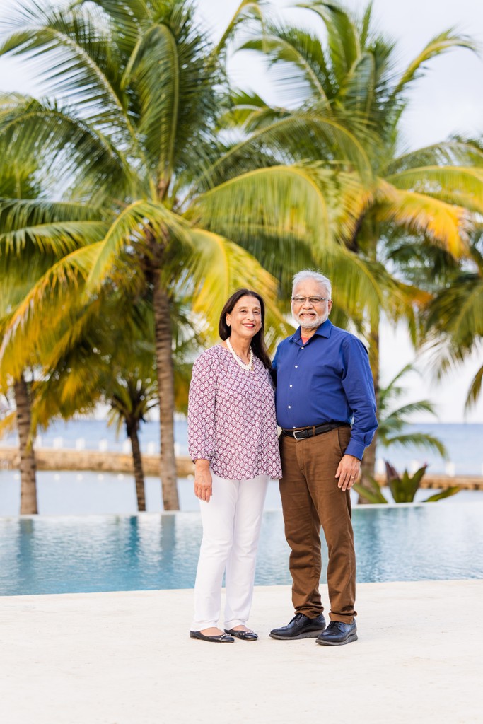Grandparents Tryall Club infinity pool Jamaica