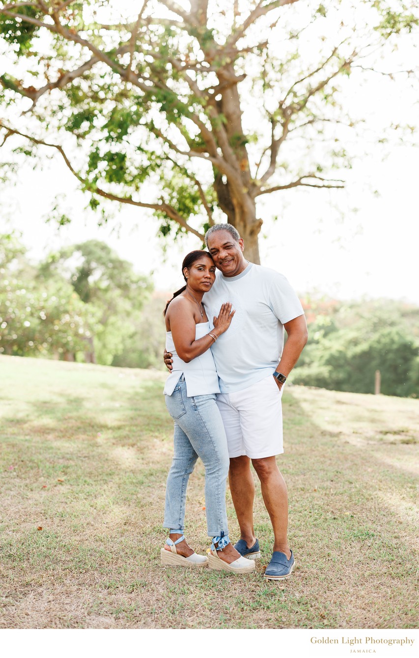 Couples portrait - Rose Hall Estate, Jamaica