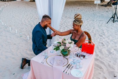 Beach proposal-S Hotel, Montego Bay, Jamaica