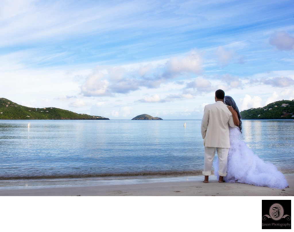 Magens Bay Beach Wedding Photographer | Jaxon Photography