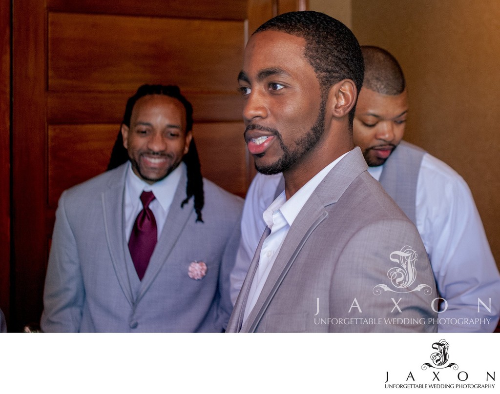 Groom and Groomsmen Prep: Carl House Wedding Day