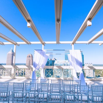 Midtown Atlanta Rooftop Wedding Ceremony