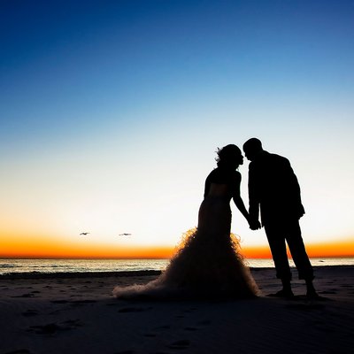 Destin Beach Silhouette Romance