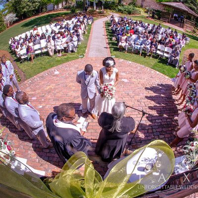 Spring Wedding at Carl House Gardens, Atlanta