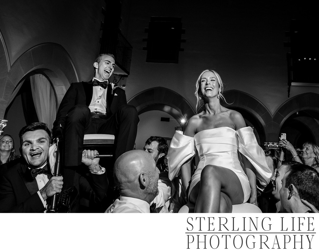 Bride & Groom during The Hora