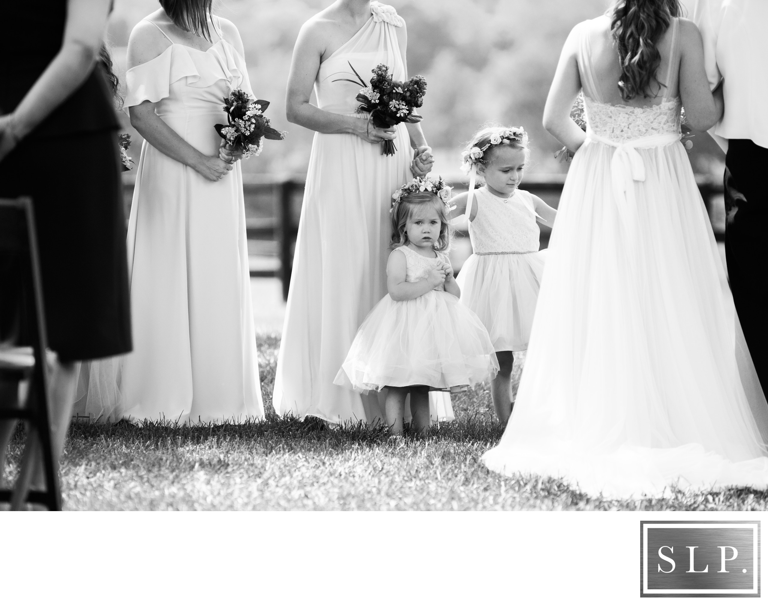 Flower Girls at Wedding STERLING LIFE PHOTOGRAPHY Virginia Wedding