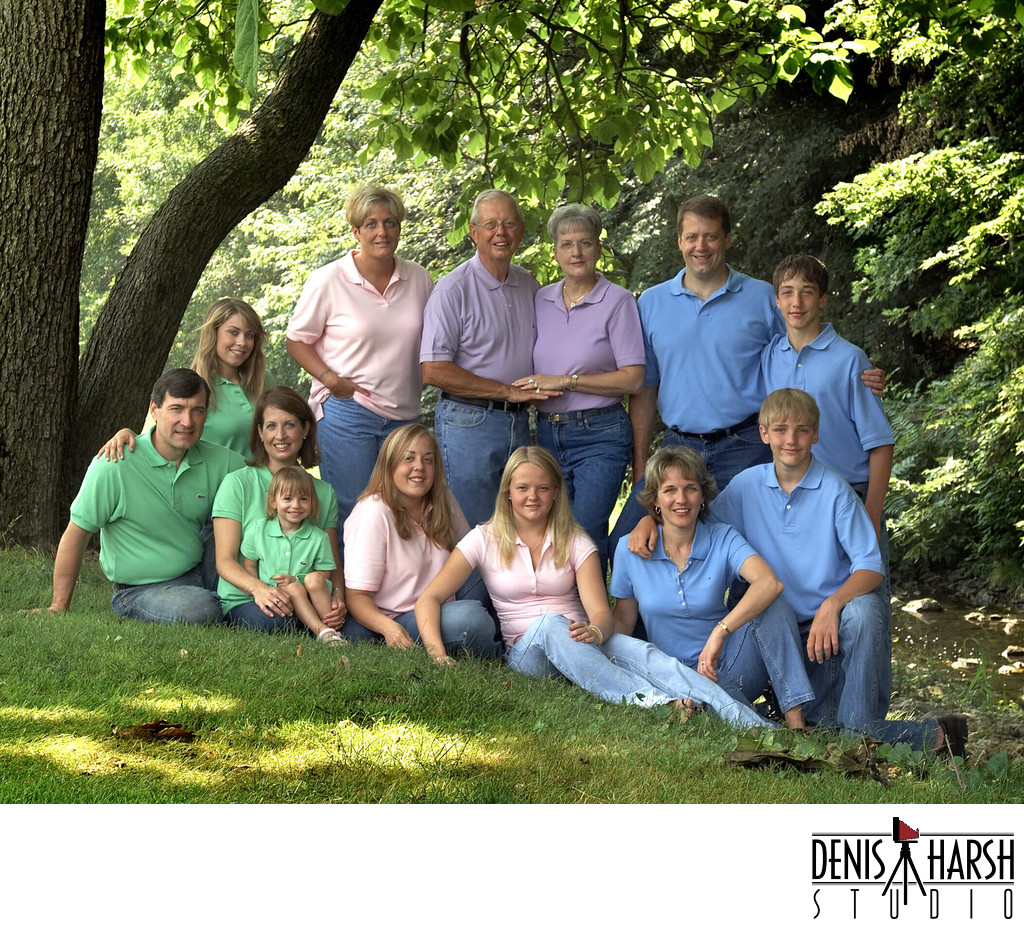 Family Photographer Bloomington Normal outdoors at park