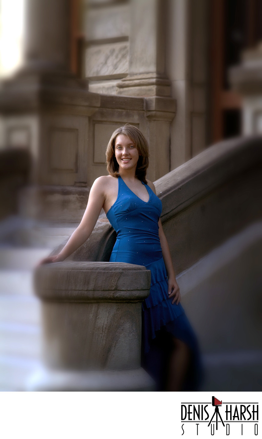 Bloomington Senior Pictures at David Davis Mansion