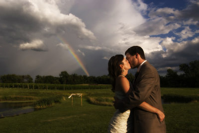 Wedding Day Rainbow! Springfield Photographers 
