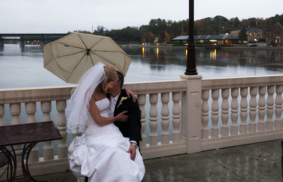 Baker Hotel Wedding Couple St. Charles Photographer
