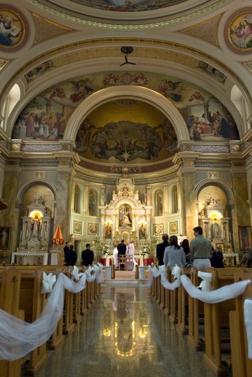 St Hyacinth Basilica Wedding Ceremony-Chicago Photographer