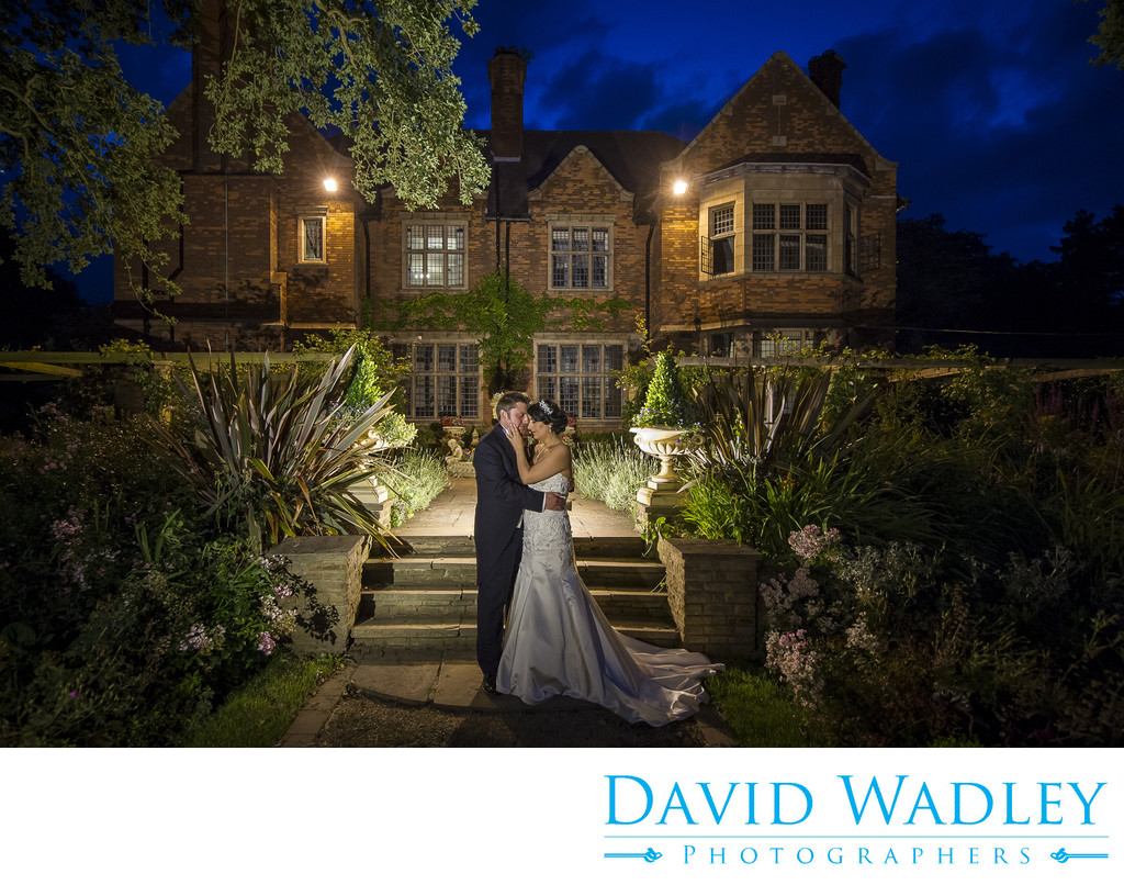 Stunning Gardens for wedding photography at Moxhull Hall.