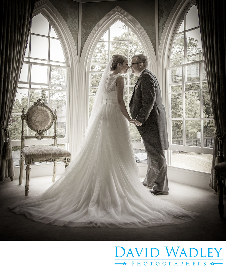 Warwick House Bride & Groom in Honeymoon Suite 