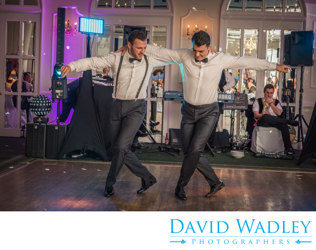 Greek Wedding dancing at Moor hall Hotel.