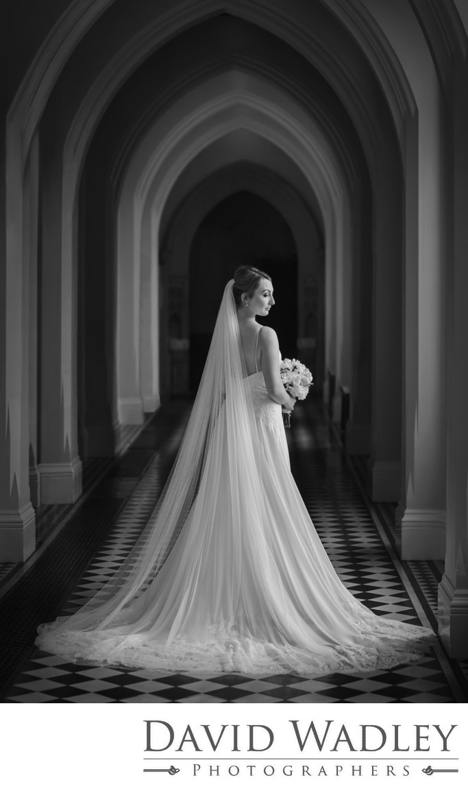 Bride at Stanford Hall Hotel