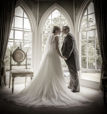 Warwick House Bride & Groom in Honeymoon Suite 