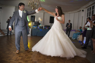 First dance for the Bride & Groom at Warwick House Southam.