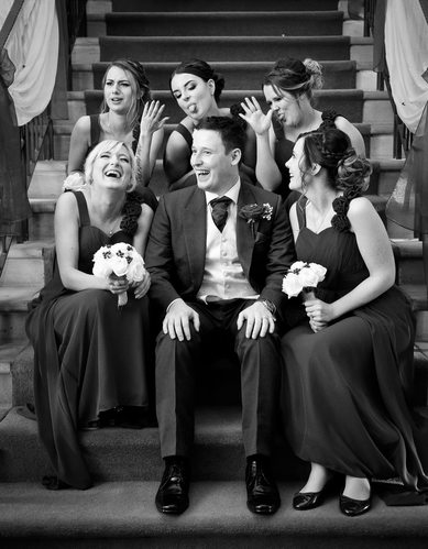 Wedding laughs at Nailcote Hall
