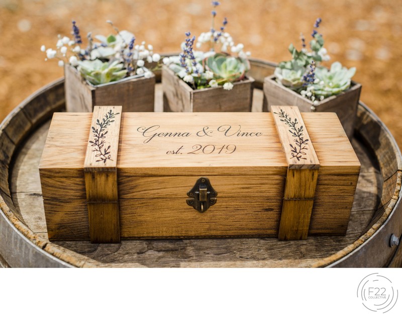Lake Tahoe Wedding Photography: Wine Ceremony Box