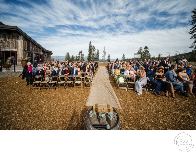 Top Zephyr Lodge Wedding Photography: Ceremony Aisle