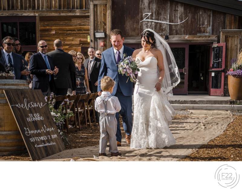 Top Zephyr Lodge Wedding Photographer: Ceremony Aisle