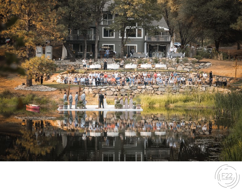 Backyard Wedding on Pond