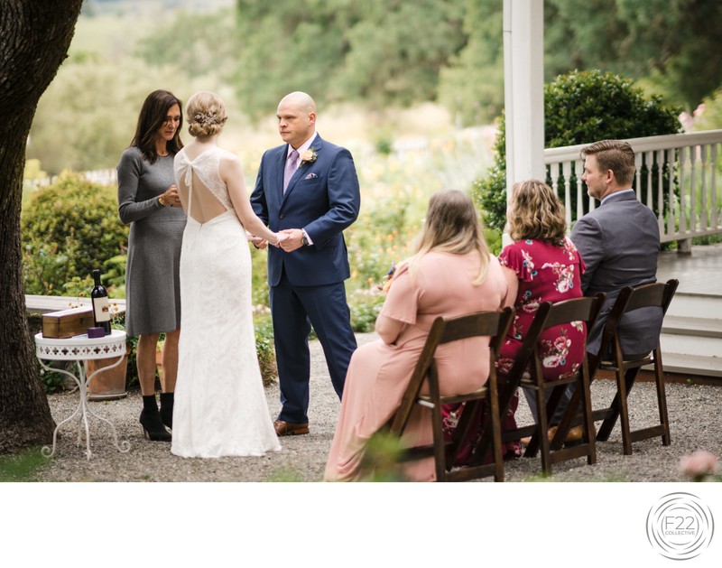 Intimate Wedding Ceremony Sacramento Photographers
