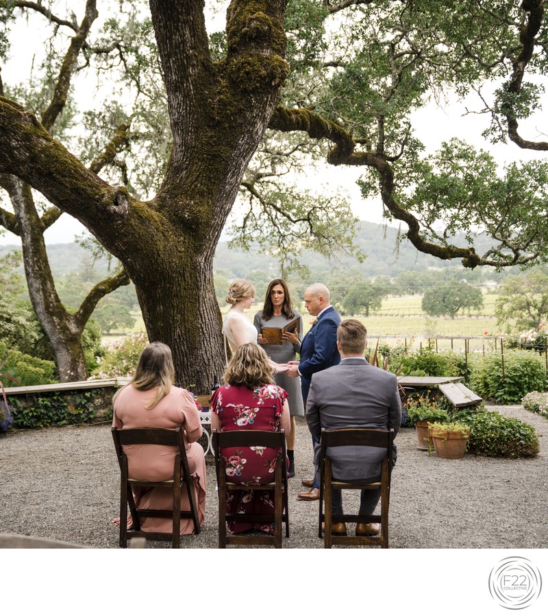 Intimate Wedding Ceremony Sacramento Photographer