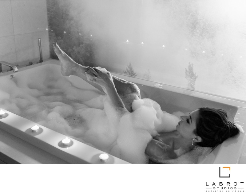 Bubble Bath Boudoir Sacramento Photographers