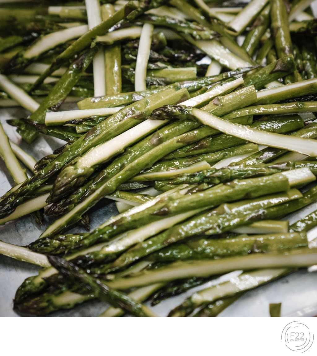 Asparagus Prep Wedding Photography