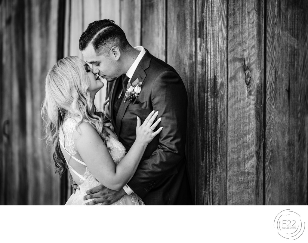 Best Wedding Photographers Sacramento Intimate Kiss
