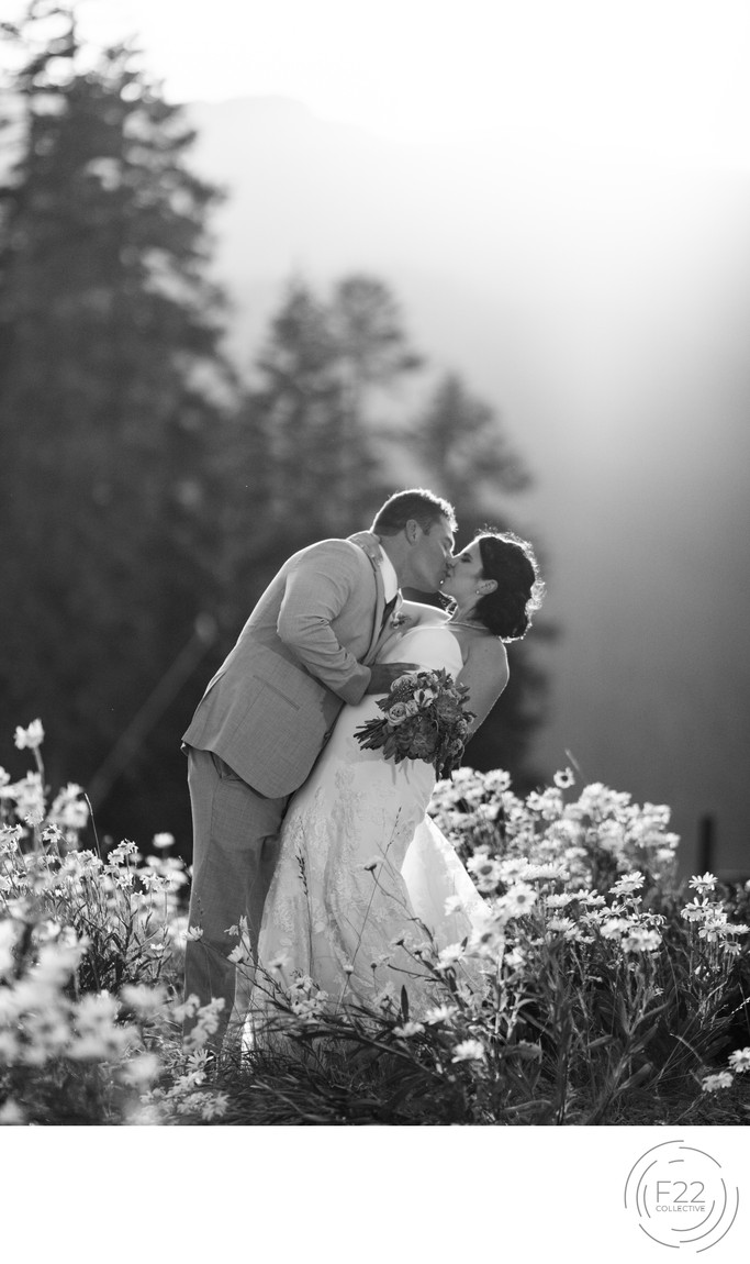 Lake Tahoe Wedding Photograph: Intimate Sunset