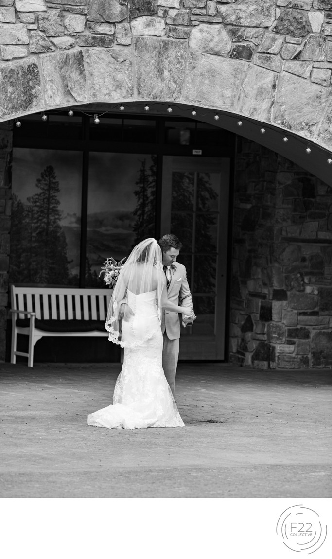 Zephyr Lodge Wedding Photographer: First Look