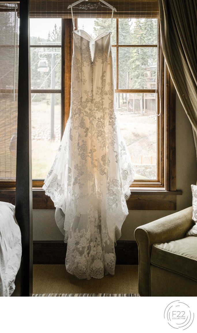 Zephyr Lodge Wedding Photographer: Wedding Dress