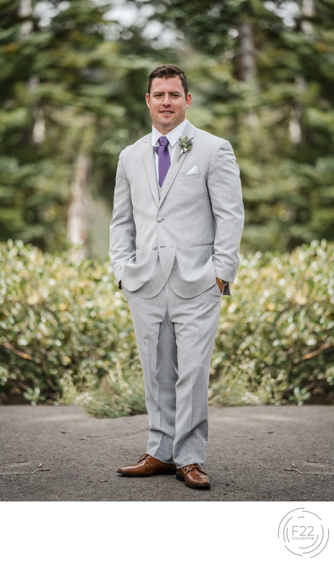 Top Zephyr Lodge Wedding Photographer: Groom Portrait