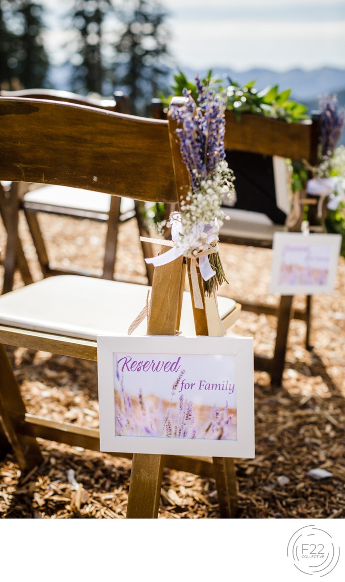 Top Zephyr Lodge Wedding Photographer: Ceremony Chairs
