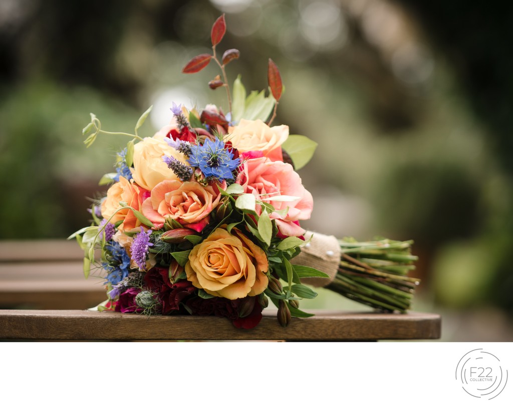 Sacramento Photographers Intimate Wedding Bouquet