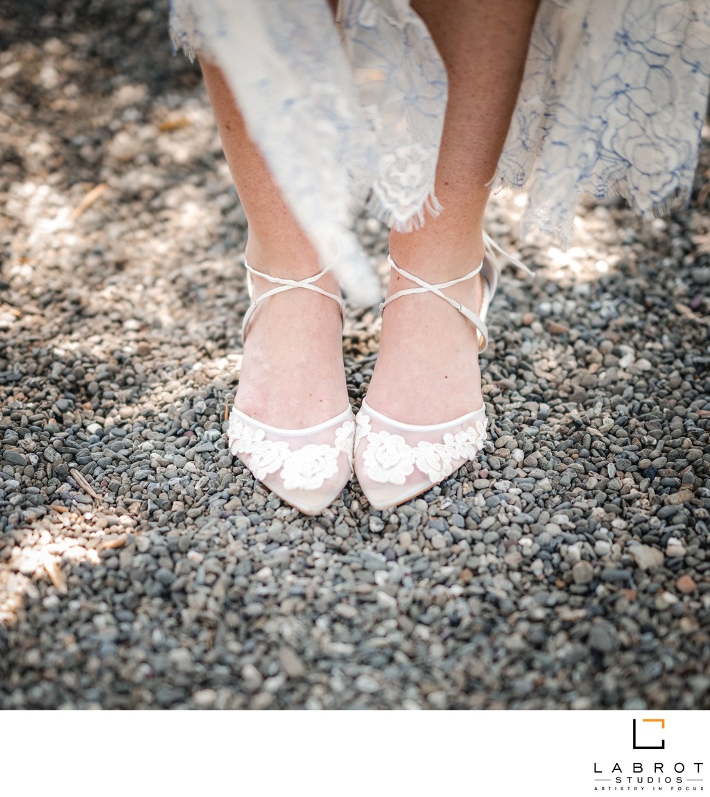 Bride Shoes Best Wedding Photographers Sacramento 