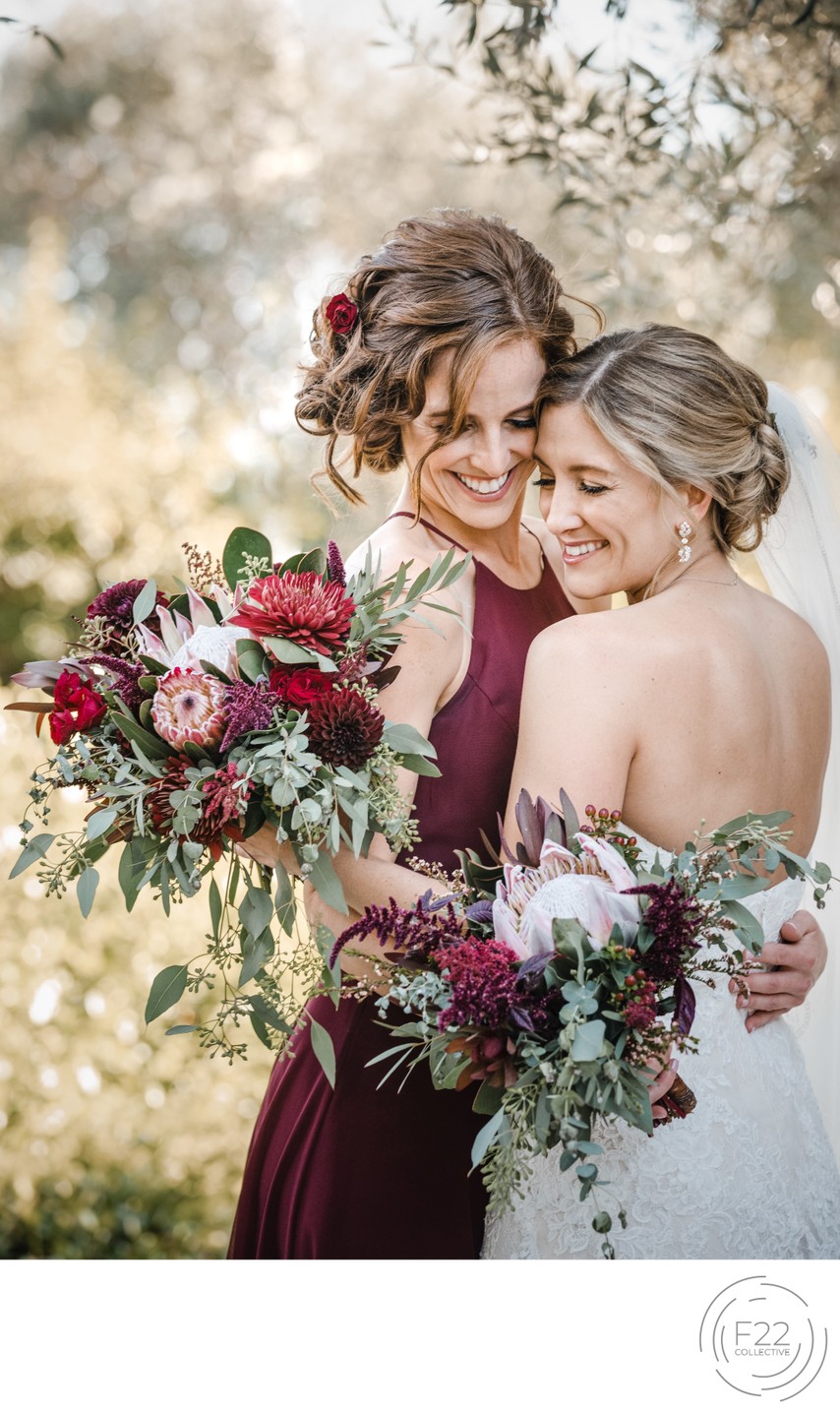 Best Wedding Photographers Sacramento Sister Hug