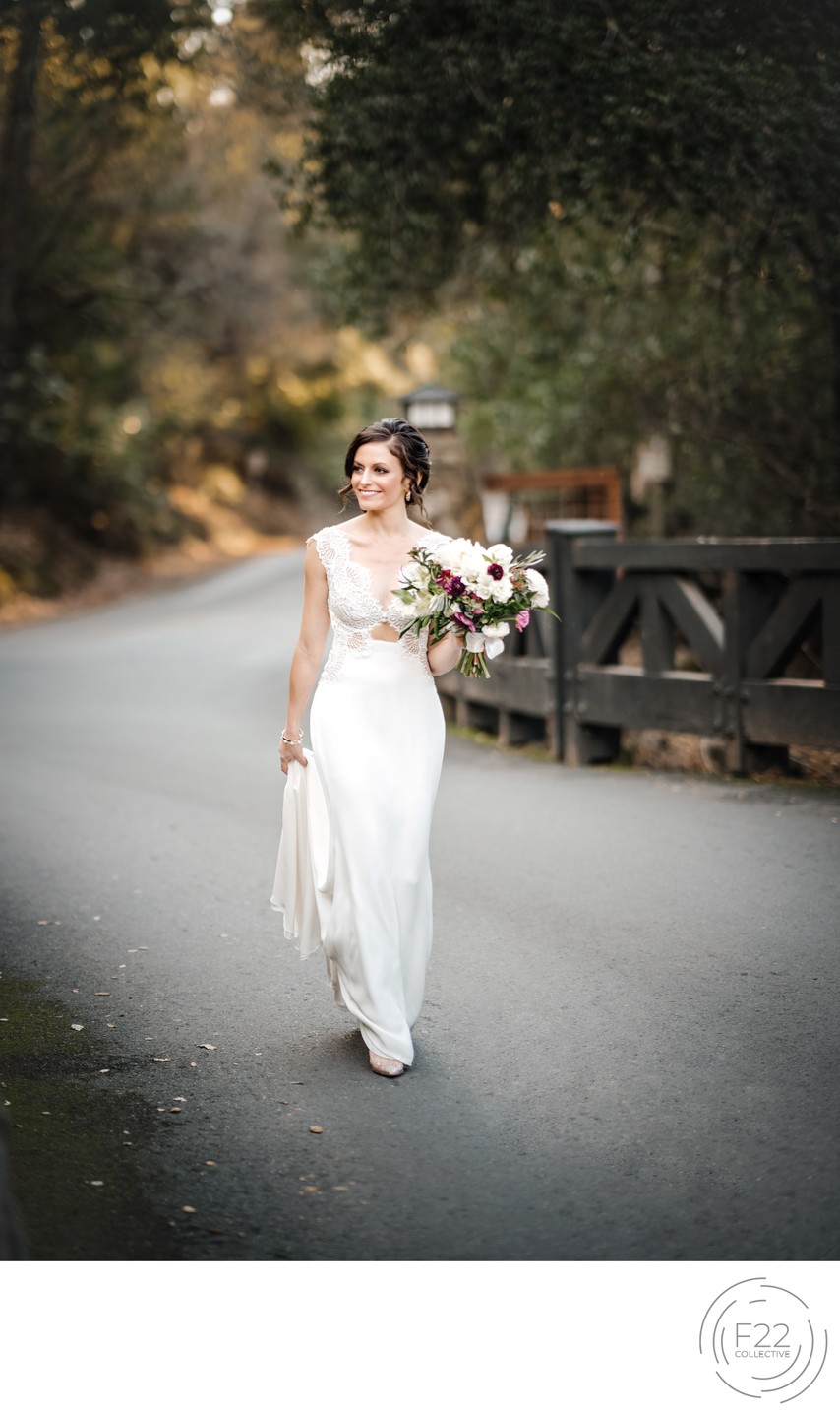 Bride Walking Best Wedding Photographers Sacramento 