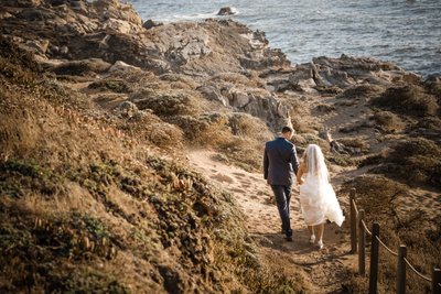 Best Wedding Photographers Sacramento Beach Cliffs