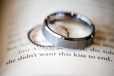 Sacramento Wedding Photographer Text with Wedding Rings