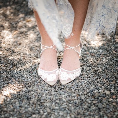 Bride Shoes Best Wedding Photographers Sacramento 