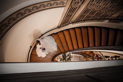 Grand Island Mansion Staircase