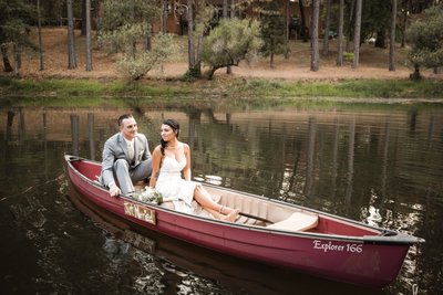 Couple in Canoe