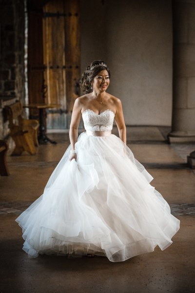 Best Wedding Photographers Sacramento Bride Walking