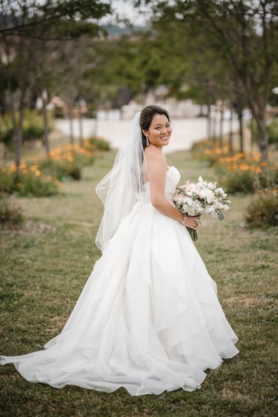 Best Wedding Photographers Sacramento Bride at Winery