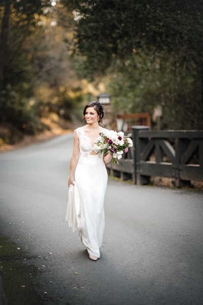Bride Walking Best Wedding Photographers Sacramento 