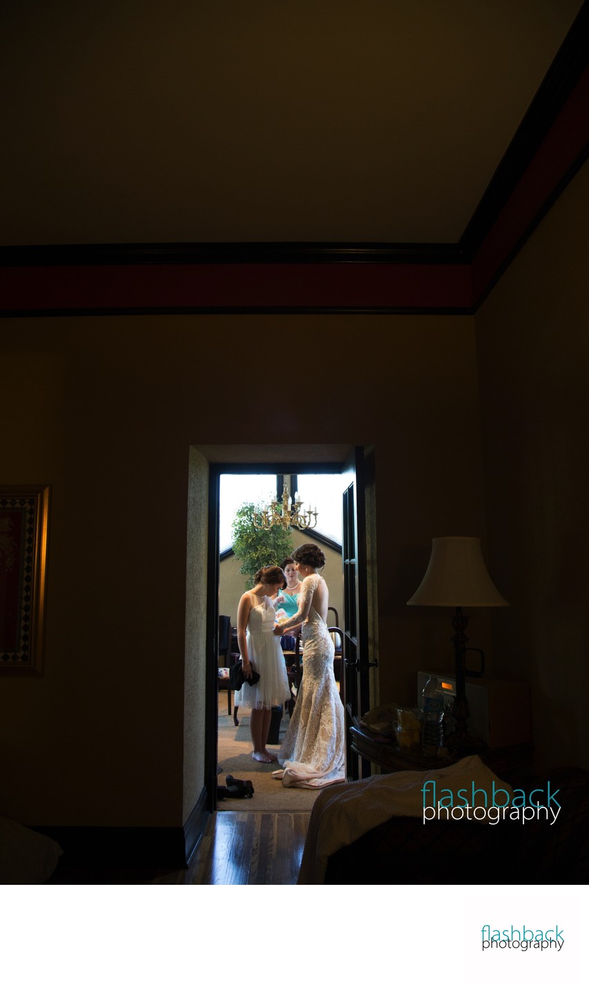 Getting Ready in the Doorframe